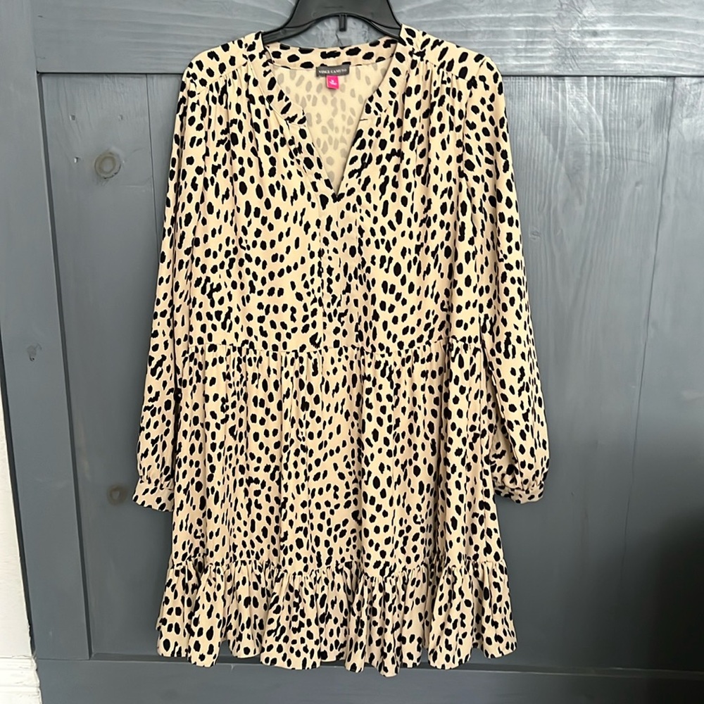 Once worn Vince Camuto baby doll dress size medium